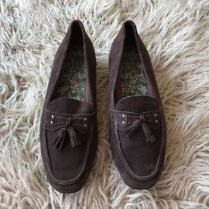 Sebago Mayfair Tassel Brown Leather Loafers 8